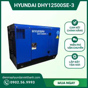 Máy phát điện 10kw 3 pha chạy dầu DHY12500SE-3