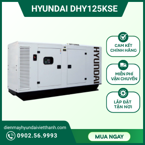 Máy phát điện 112kva 3 pha Hyundai DHY125KSE