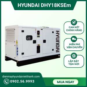 Máy phát điện 16kva 1 pha Hyundai DHY18KSEm