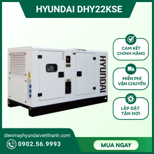 Máy phát điện 20kva 3 pha Hyundai DHY22KSE