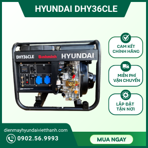 Máy phát điện 3kw chạy dầu DHY36CLE