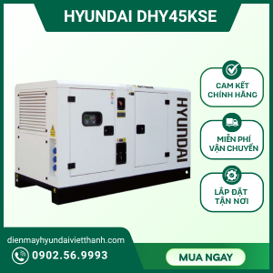 Máy phát điện 40kva 3 pha Hyundai DHY45KSE