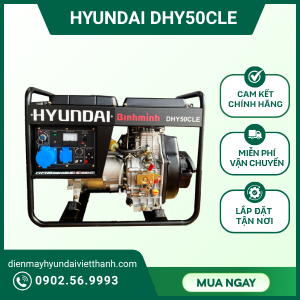 Máy phát điện 4kw chạy dầu DHY50CLE