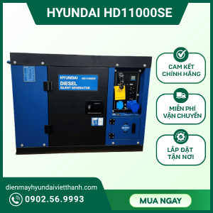 Máy phát điện 8kw chạy dầu HD11000SE