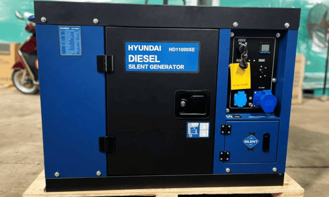 Máy phát điện 8KW hyundai HD11000SE