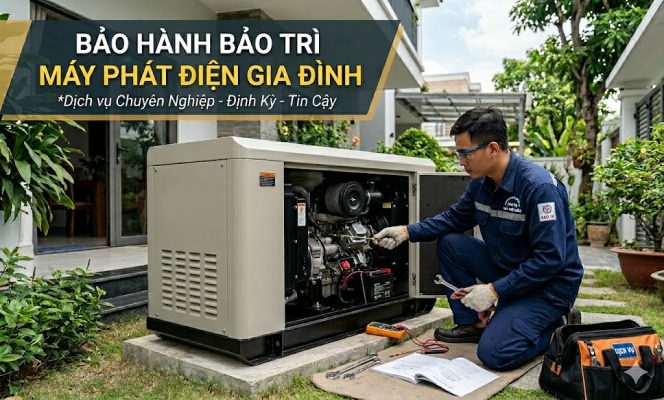 Bảo trì bảo dưỡng Máy phát điện gia đình