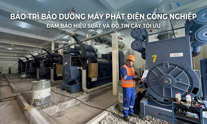 Bảo trì bảo dưỡng máy phát điện công nghiệp